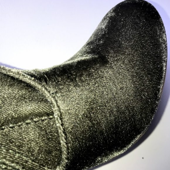 Yoki Over the Knee Velvet boots - Picture 6 of 8